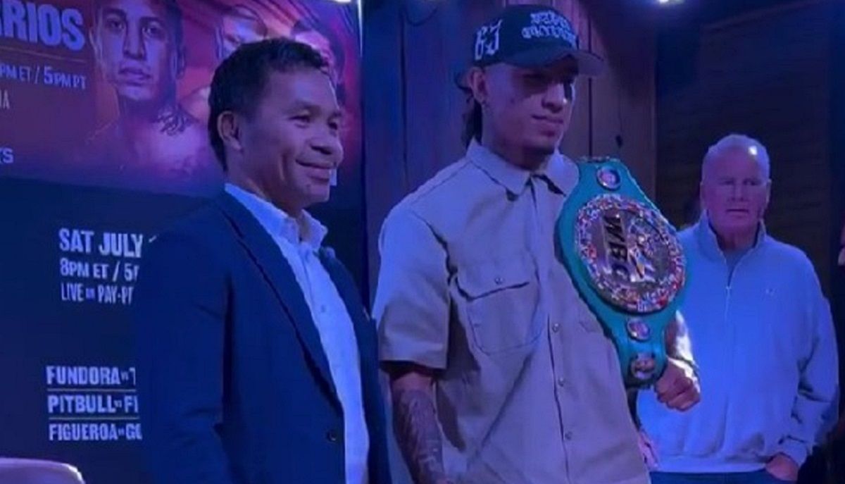 Пакьяо Барриос - первая дуэль взглядов, видео очного противостояния Пакьяо Барриос - первая дуэль взглядов, видео очного противостояния