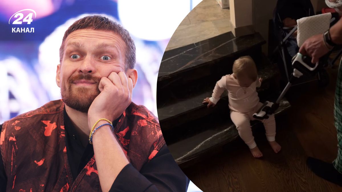 Екатерина Усик показала, как боксер пропылесосил свою младшую дочь Марию