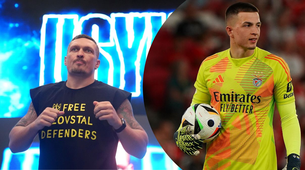 Олександр Усик зробив подарунок Анатолію Трубіну на День народження футболіста Олександр Усик зробив подарунок Анатолію Трубіну на День народження футболіста