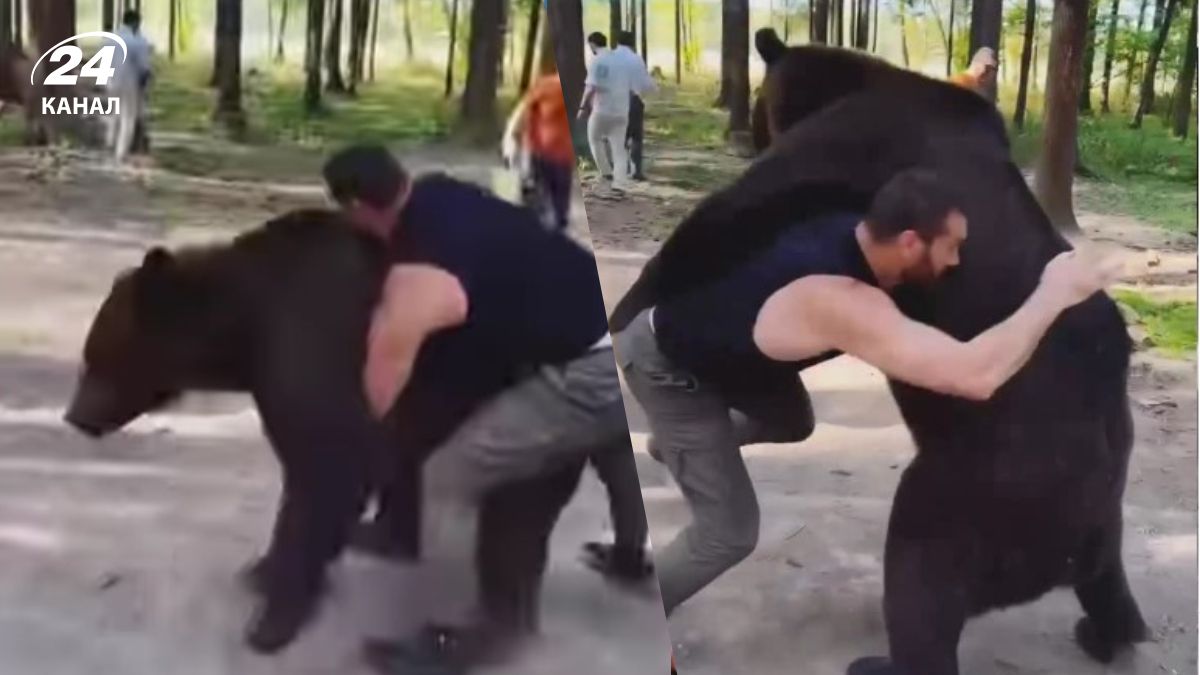 Арсланбек Махмудов провів бій із ведмедем Арсланбек Махмудов провів бій із ведмедем