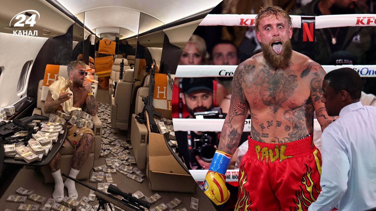 Джейк Пол виклав одіозне фото з приватного літака після бою із Джошуа