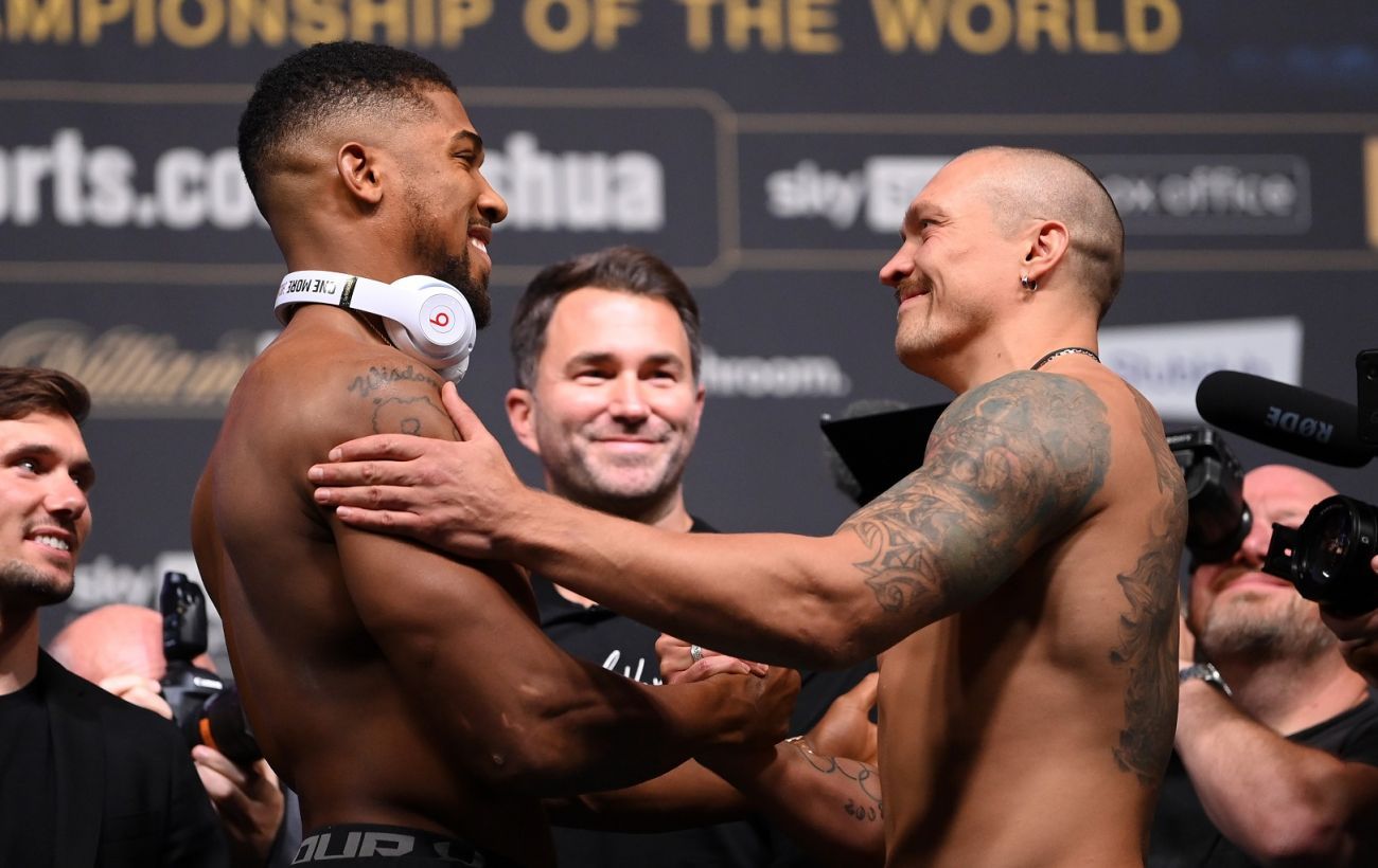 Энтони Джошуа и Александр Усик