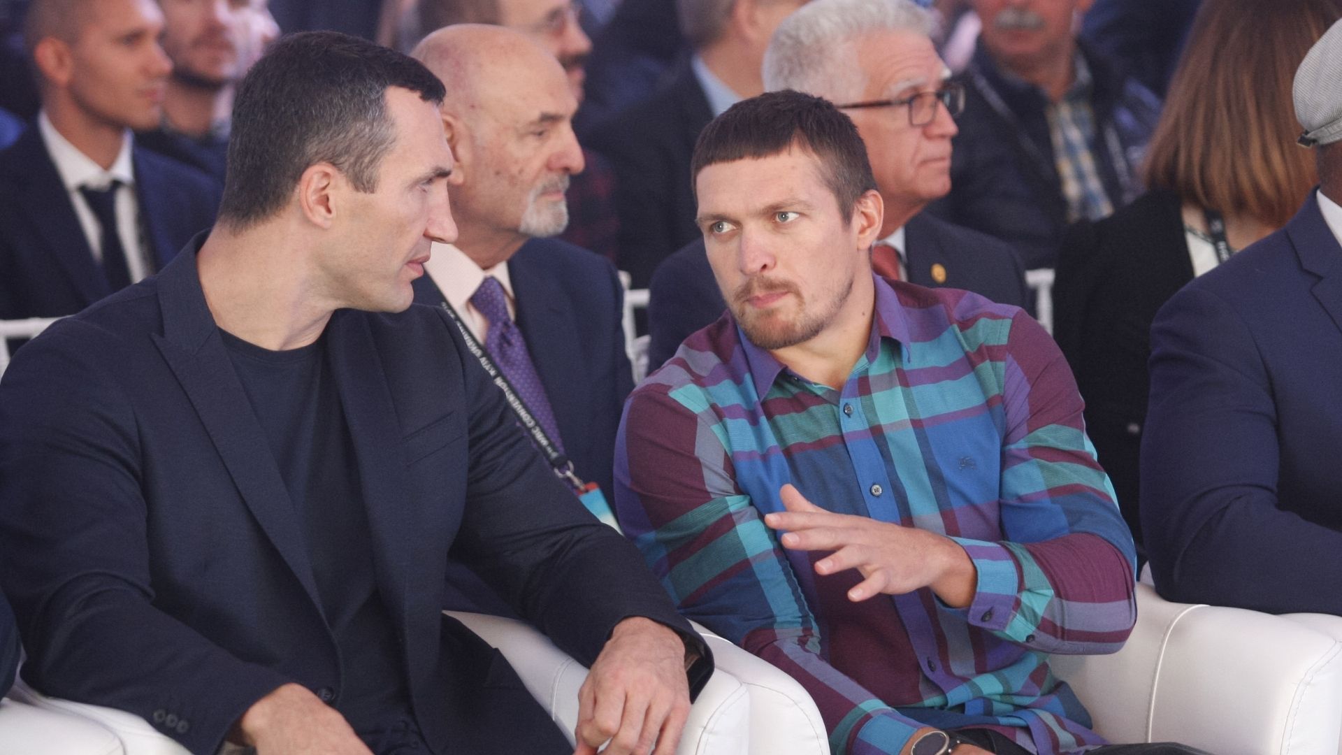 Володимир Кличко й Олександр Усик