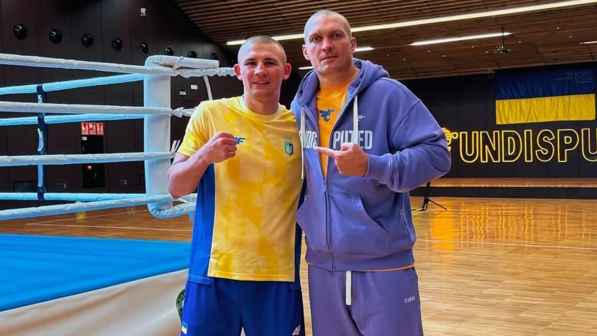 Олександр Хижняк та Олександр Усик Олександр Хижняк та Олександр Усик