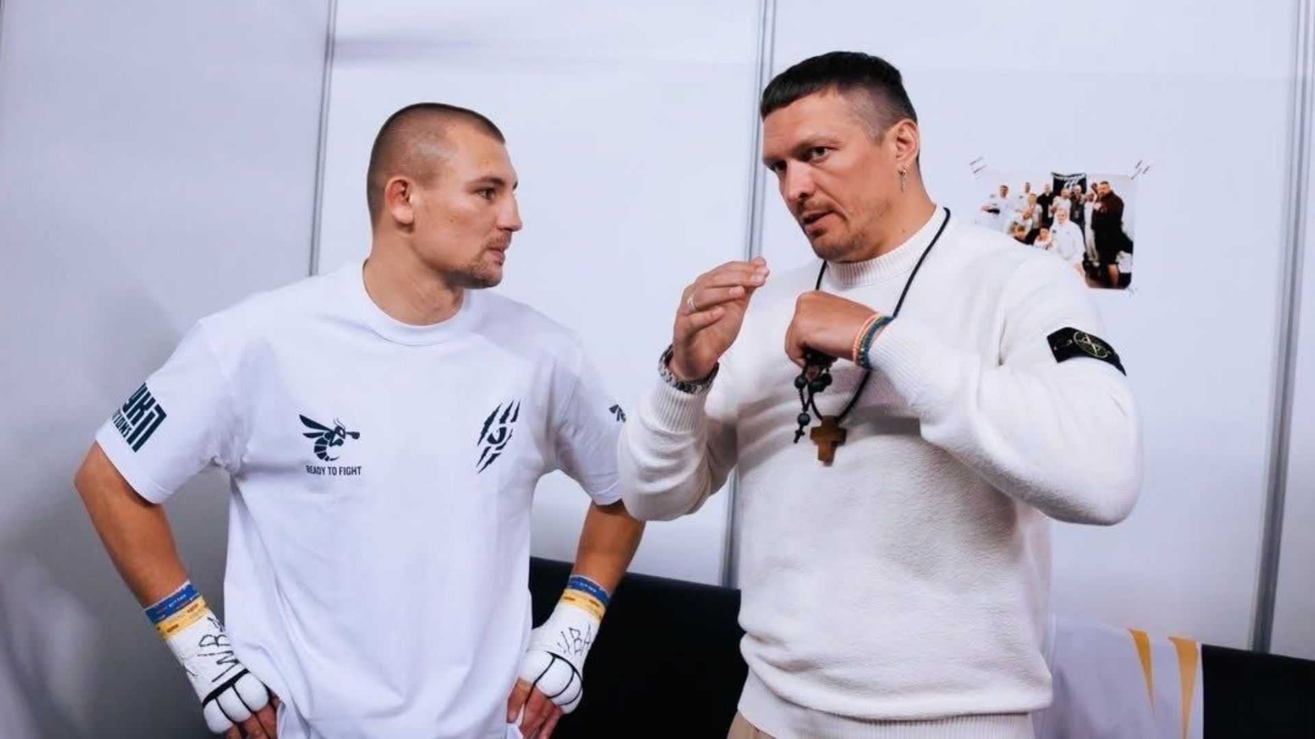 Олександр Хижняк та Олександр Усик